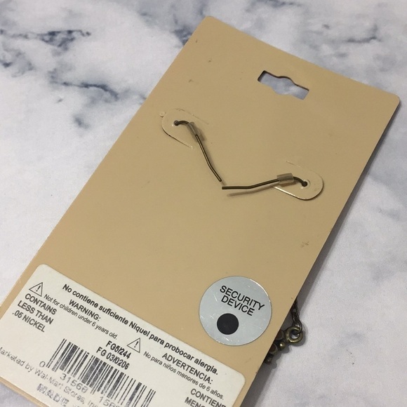 Brown Bohemian  Dangle Earrings - Picture 4 of 4